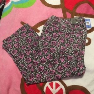 NWT Torrid Cheetah and Floral Skinny Crops size 22